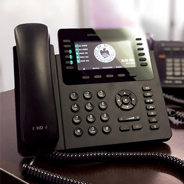This phone is part of the extensive business phone system DFT installed for the City of Dunkirk.